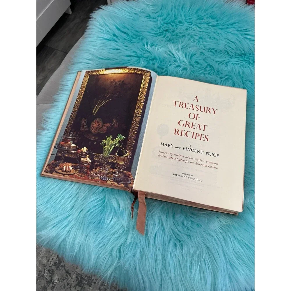 A Treasury of Great Recipes Mary & Vincent Price Collector’s Cookbook First Edit
